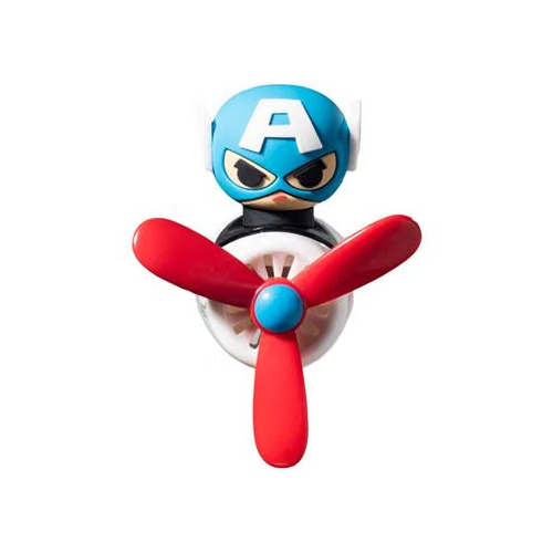 VANZO MARVEL SERIES CAR VENT PERFUME 4G X 2 (CAPTAIN AMERICA) - SECRET MUSK