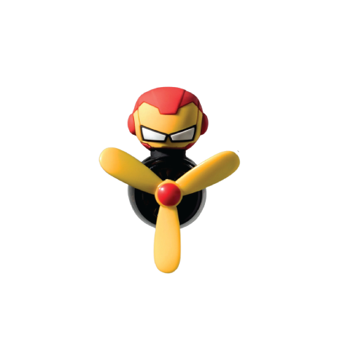 VANZO MARVEL SERIES CAR VENT PERFUME 4G X 2 (IRON MAN) - BLACK CODE