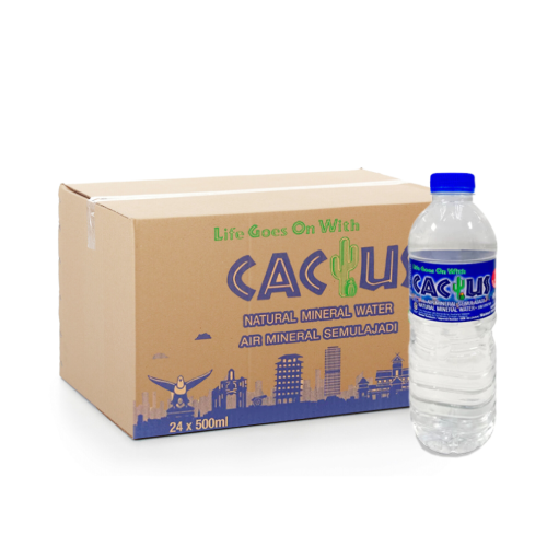 CACTUS MINERAL WATER 500ML x 24