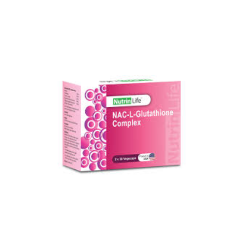 NUTRINLIFE NAC L-Gluthatione Complex Vegecapsule 30's x2- Well Being, Capsule, Vitamin C, Vitamin E