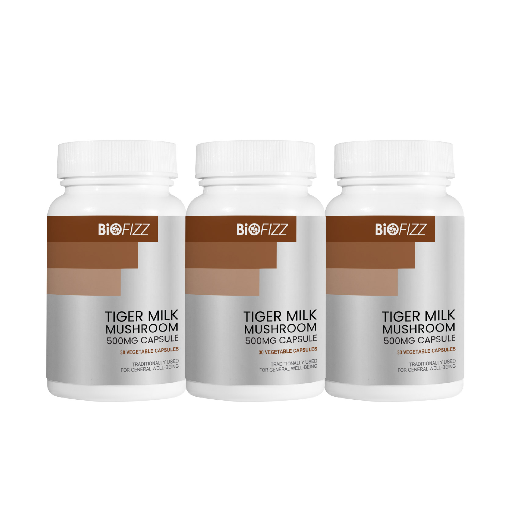 BIOFIZZ TIGER MILK MUSHROOM 500MG 30'S X 3